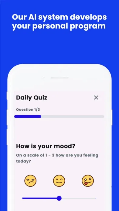 Captures d'écran de Neboo: Burnout Prevention App